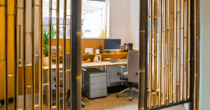 bamboo room screen applications in interior design