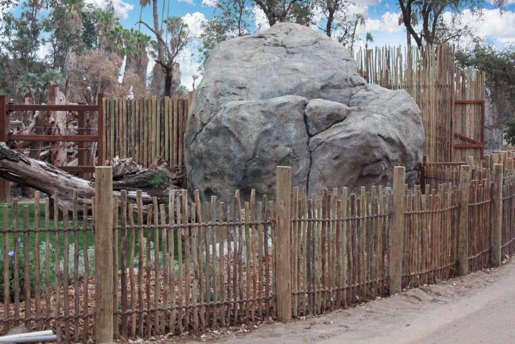 bamboo fence design for zoo