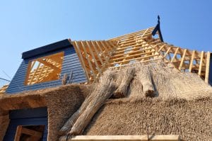 thatched roofs
